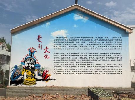  黑水如何进行墙体彩绘制作