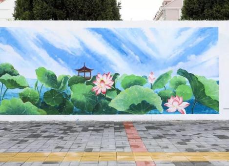  黑水墙绘施工材料制作工艺说明