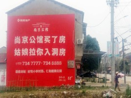  黑水墙体广告在乡镇、农村市场的媒体优势