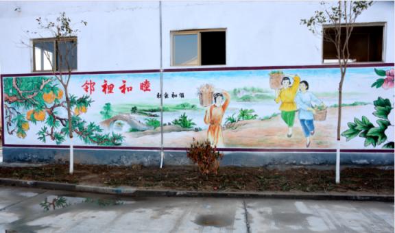 黑水乡镇文化墙 乡风文明焕发新活力