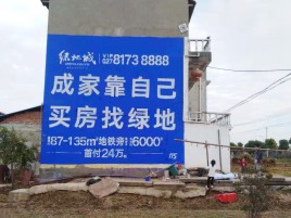  黑水墙体广告位置选择重要性