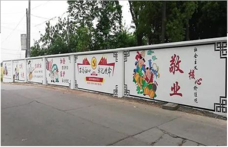  黑水手绘墙画在现实中主要有哪些应用？
