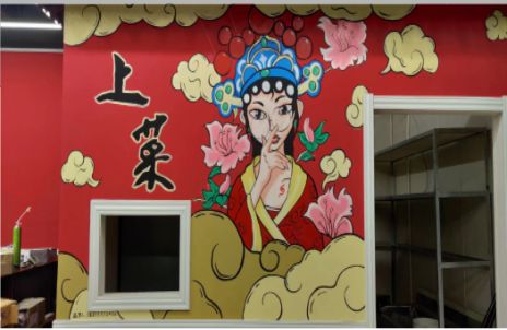  黑水墙体彩绘的发展和应用