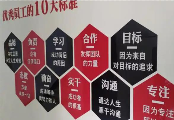  黑水公司文化墙的作用