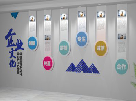  黑水企业文化墙需要传递什么办公文化？